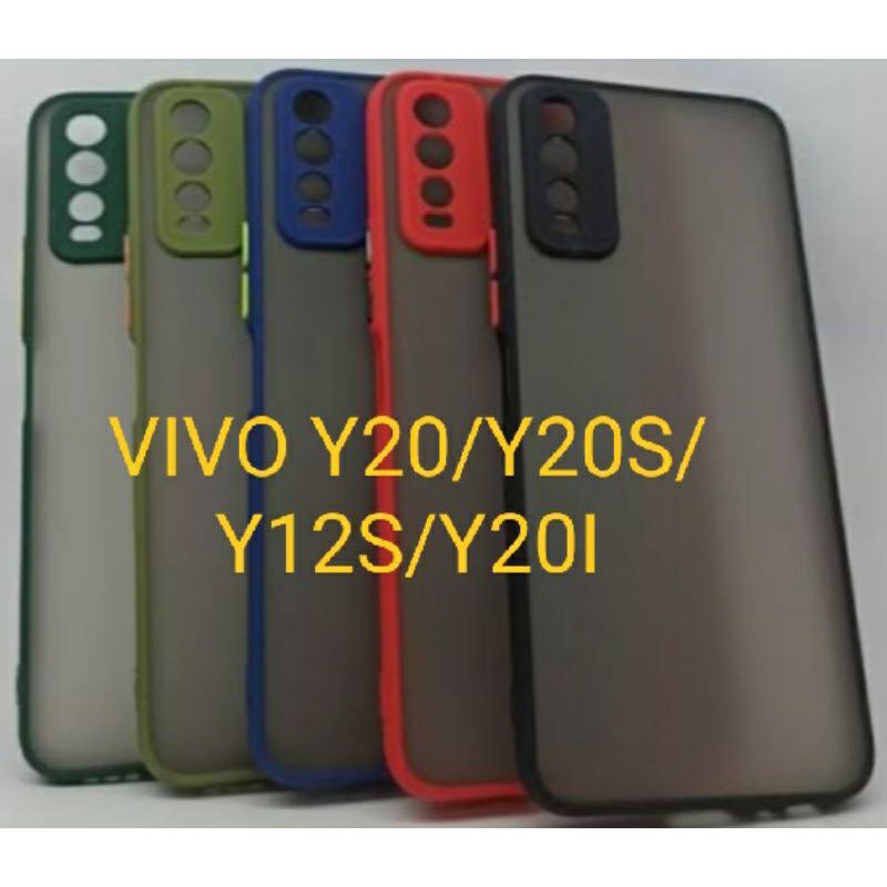 slikon/case terbaru AERO tipe HP Vivo y20/y20S/y12S/y20i Case Dove Matte Mychoice Slim Fuze