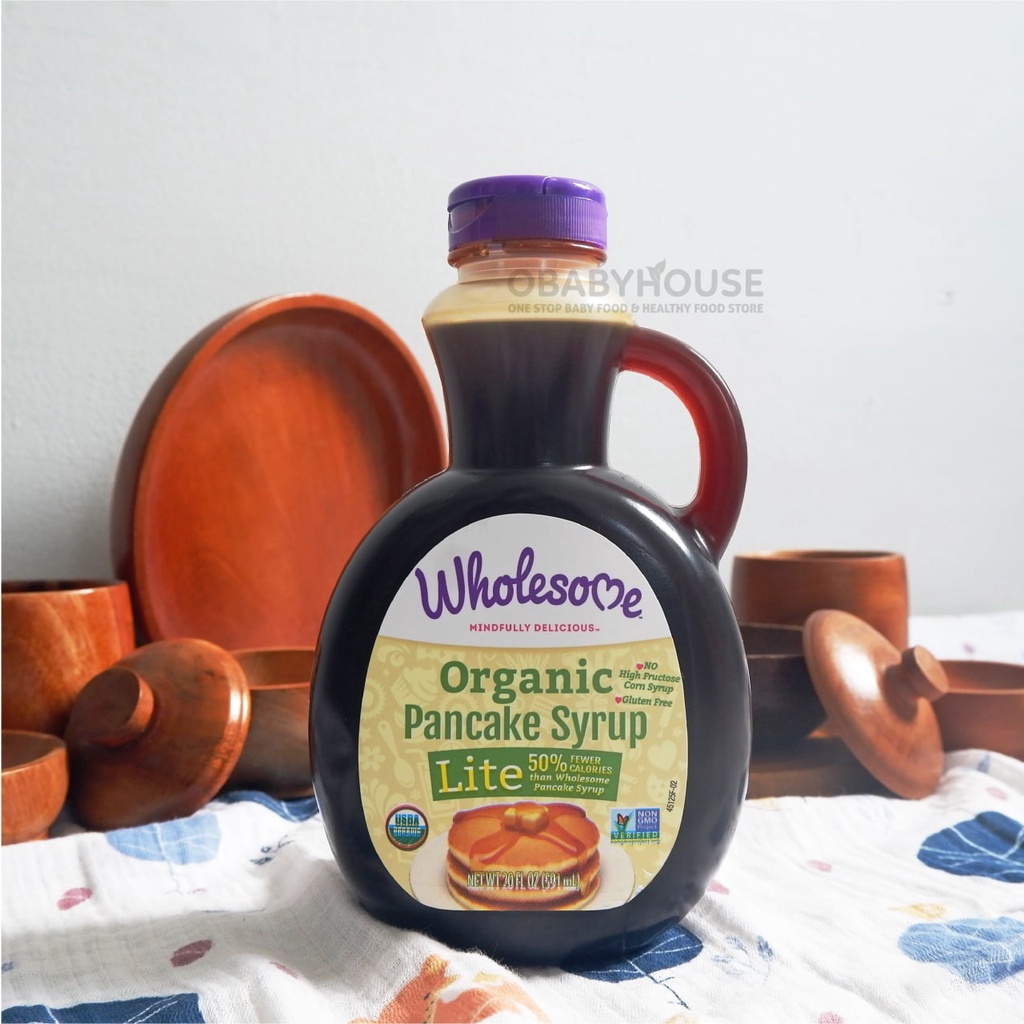 Wholesome Organic Pancake Syrup Lite 591 ml