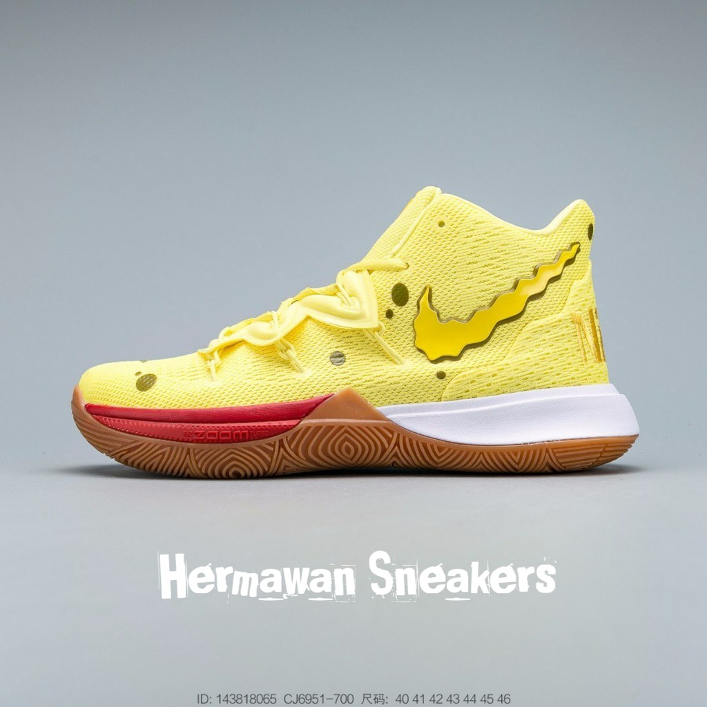 NIKE KYRIE 5 SPONGEBOB HIGH PREMIUM SEPATU BASKET