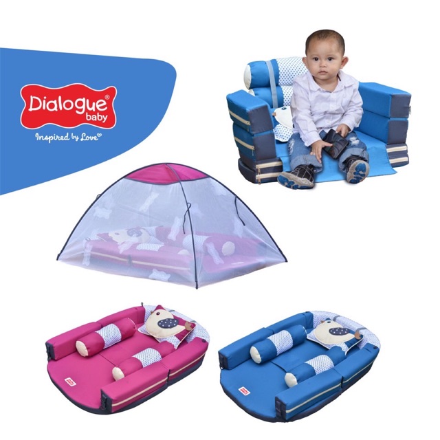 Dialogue Kasur Bayi Sofa + Kelambu Birdie Series - Kasur bayi DGK 9112