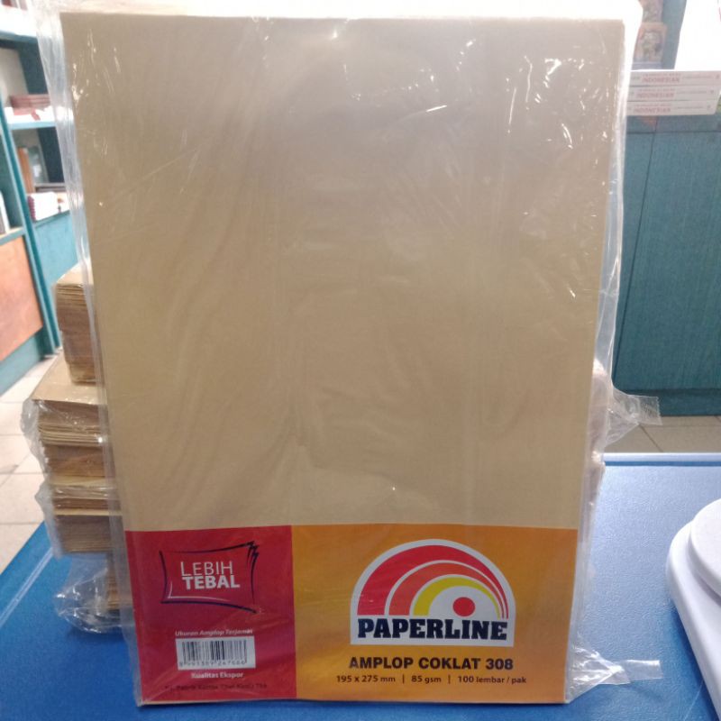 

Amplop Coklat Lem 308 Paperline