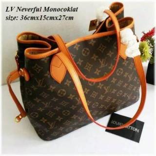 Tas wanita asli Import LV NEVERFULL Tas batam tas fashion 