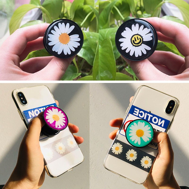 Gd Ins Same Bracket Airbag Motif Bunga Daisy Tersenyum Untuk Holder Handphone