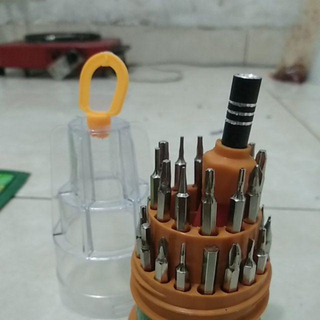 Obeng Set Multi 31 In 1 Screwdriver Handphone Elektronik Hp Laptop Pc Hp