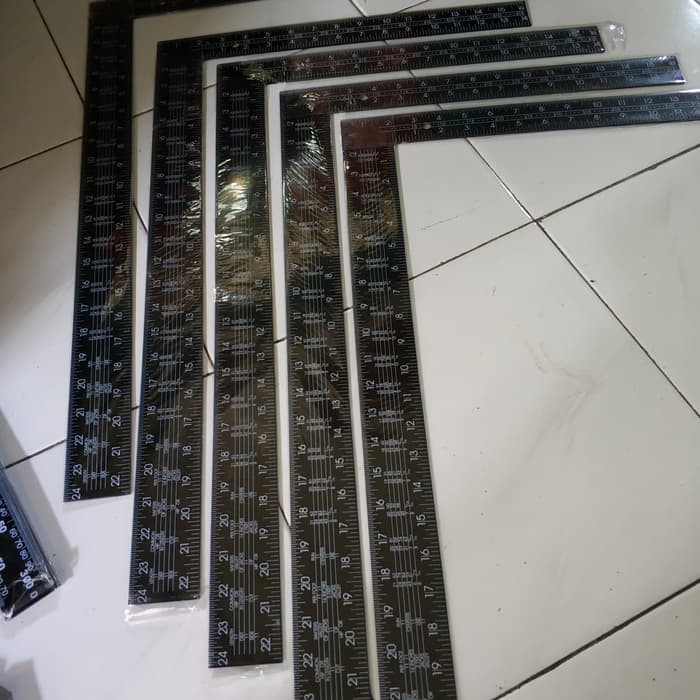 

siku tukang 60 cm stainless buddy penggaris tukang siku original