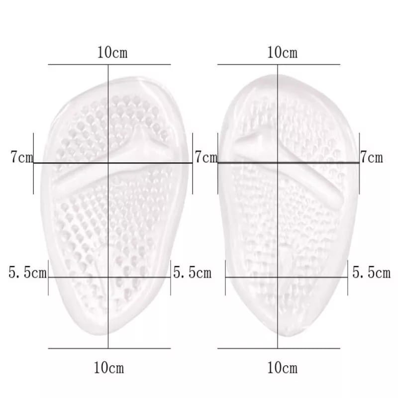 INSOLE SEPATU WANITA INSOLE SEPATU SILICON UNTUK KAKI DEPAN