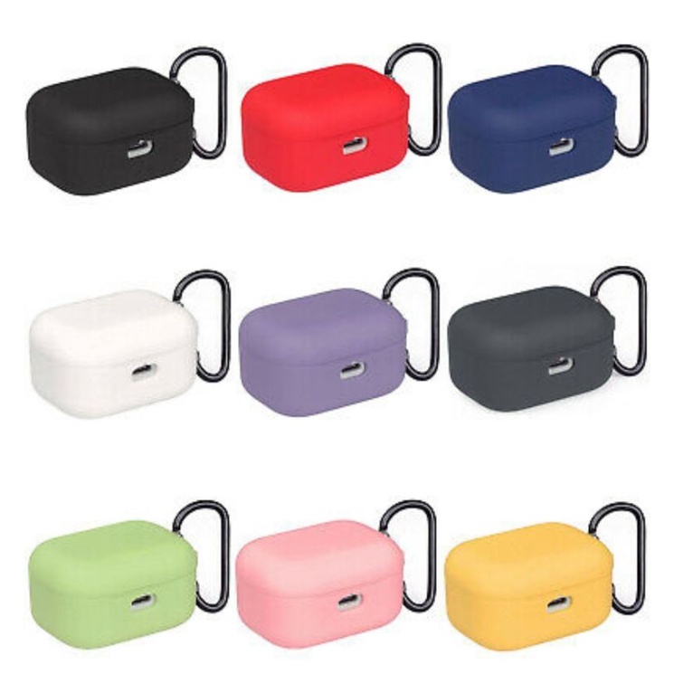 Case Casing Silicone Protective Nokia TWS Earphone E3500 + Carabiner