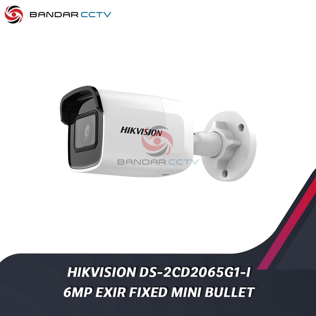 Hikvision DS 2CD2065G1 I 6MP IP Camera Exir Fixed Mini Bullet