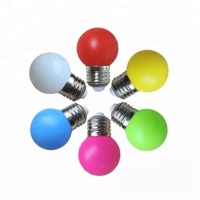 Lampu Bohlam LED Warna Warni Lampu Dekorasi Lampu LED Ping Pong 3 Watt