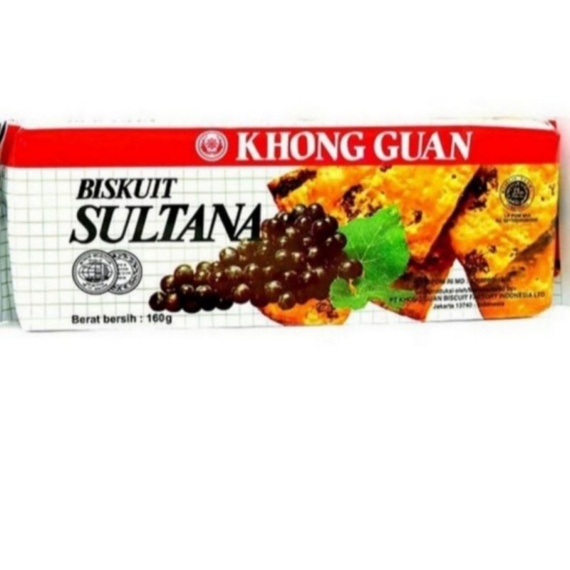 Biskuit Khong Guan Sultana 160 gram