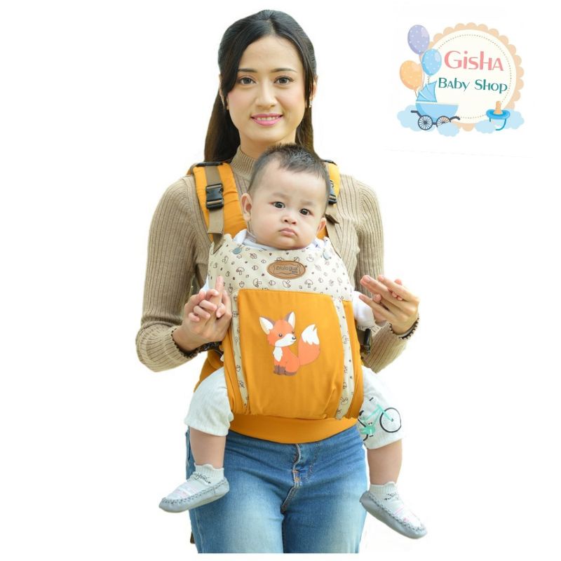Dialogue Baby DGG4151 Ransel Ergo 3in1 baby Foxy Series Gendongan Depan Bayi