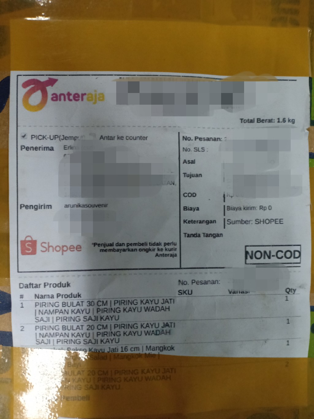 Piring Bulat 20 Cm | Piring Kayu Jati | Nampan Kayu | Piring Kayu Wadah Saji | Piring Saji Kayu