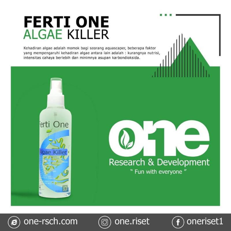 pembasmi alga aquascape ferti one alga killer