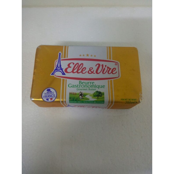 

Elle & Vire Unsalted Butter 200gr