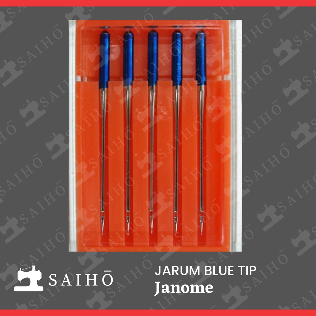 JANOME - Jarum Jahit Kaos (BLUE TIP)