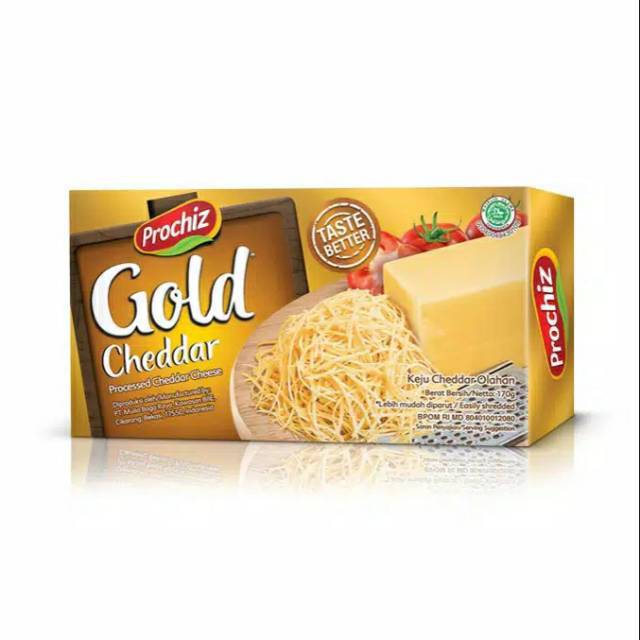 

Prochiz Gold Cheddar Keju 170gr Quick Melt