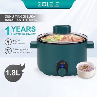 ZOLELE 3 In 1 Panci Listrik Serbaguna Seri Rice Cooker Magic Com Mini (1.8 liter)