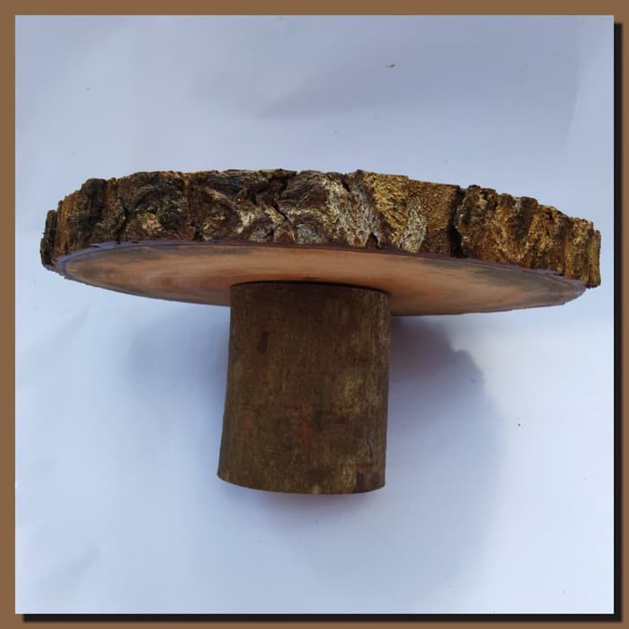 Rustic 1 tier cup cake, cake stand, tray cookies alas keu roti dekorasi