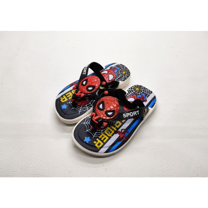 SANDAL BUNYI CIT-CIT LUCU MOTIF SPAIDERMAN ANAK UMUR 0-3 TAHUN / SANDAL JEPIT CIT-CIT TERMURAH /SANDAL JEPIT ANAK /SANDAL KEKINIAN /SANDAL IMPORT /SANDAL TRENDY /FASHION ANAK /SANDAL KARET /SANDAL JEPIT BERBUNYI CITT..CITT /SANDAL SPAIDERMAN /SADAL KECE