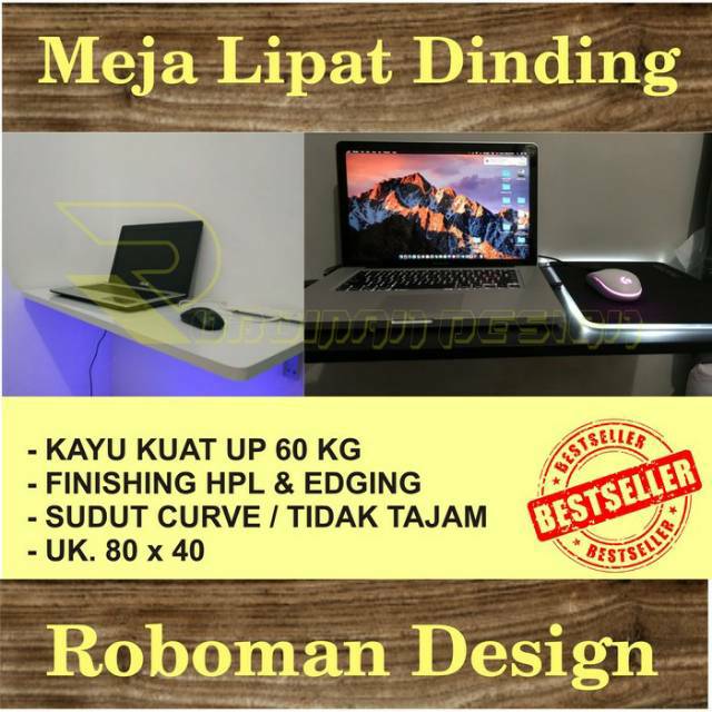 Meja Lipat Dinding Meja kerja meja belajar meja Meja Lipat Dinding Meja kerja meja belajar meja