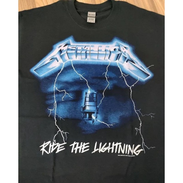*SALE* [NEW] METALLICA - RIDE THE LIGHTNING (M) KAOS BAND IMPORT ORIGINAL