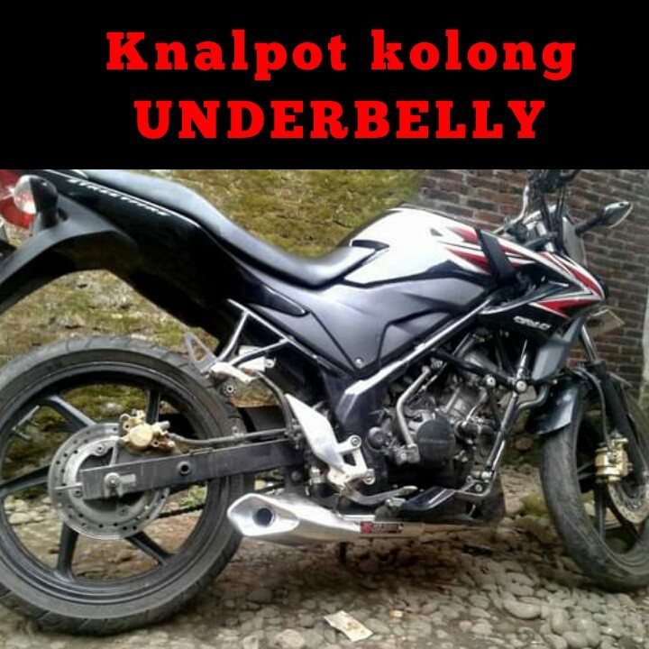 knalpot underbelly R15 V3 vva new fullset