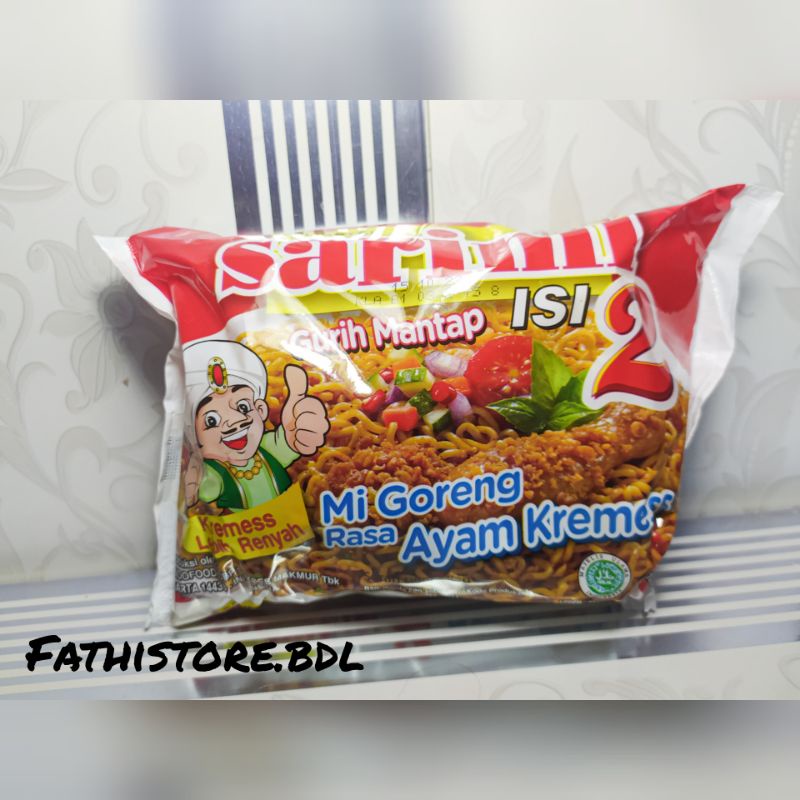 Mie Sarimi isi 2 Ayam kremes & tongseng ayam