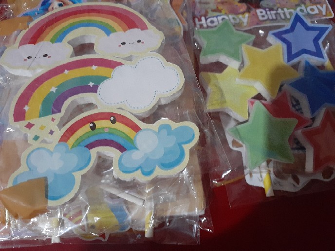 Hiasan Kue Cake Topper Birthday C1 Booba Isi 7