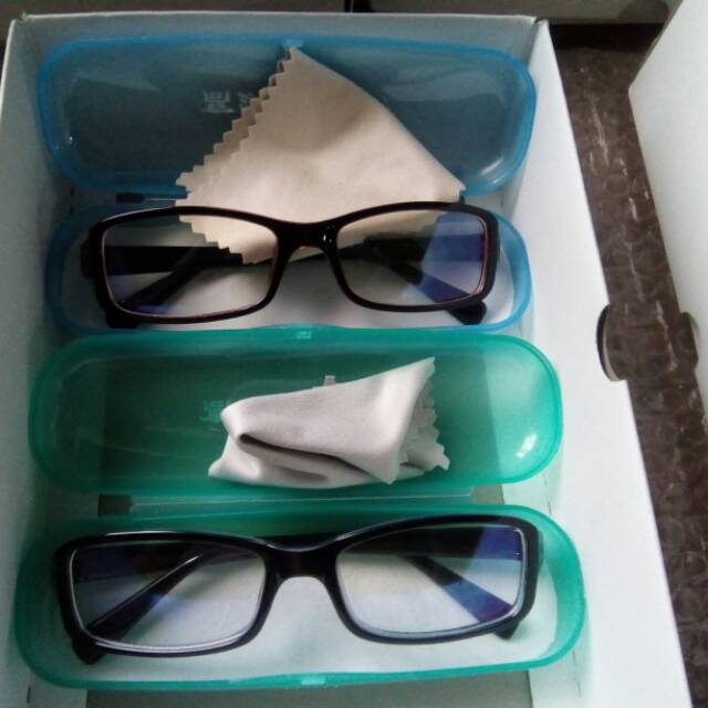 CL505 Kacamata anti radiasi komputer notebook laptop tv lcd monitor hp smarphone ponsel dgn box mika