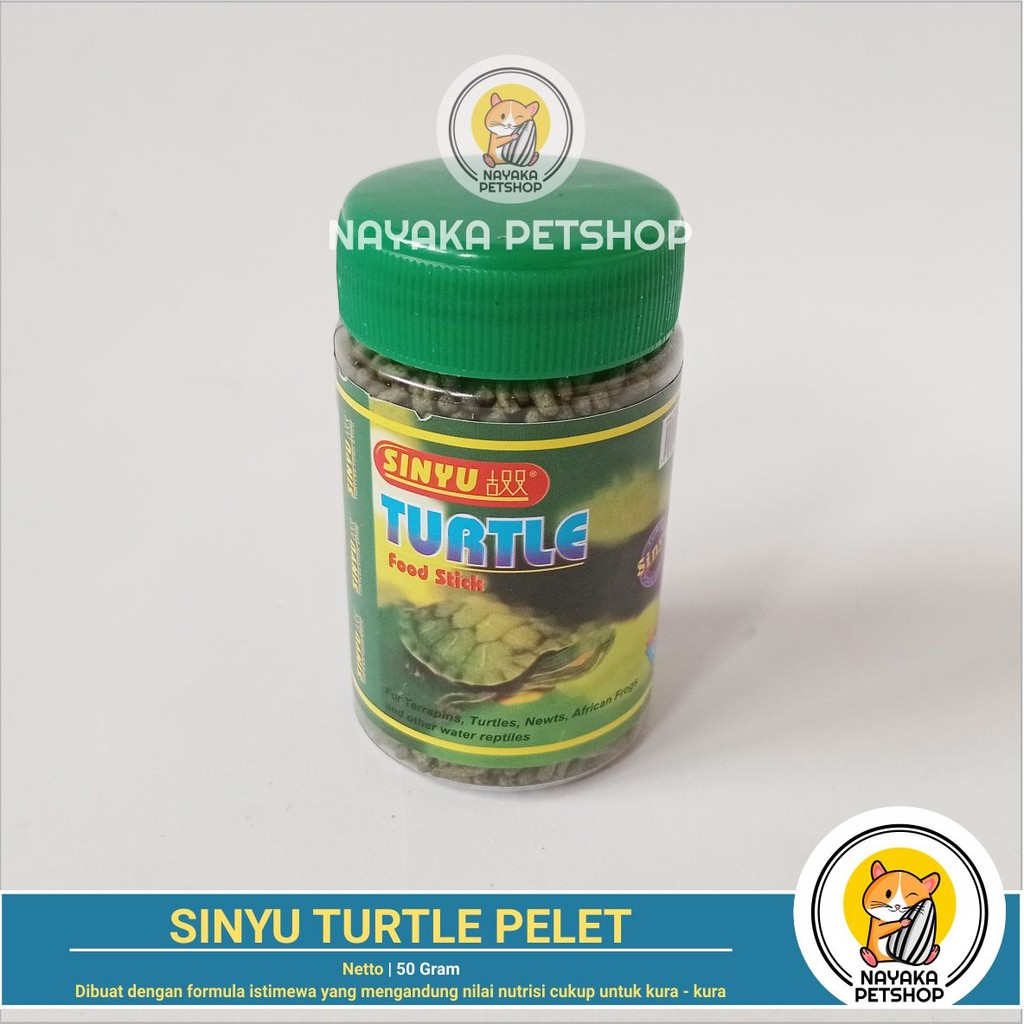 Sinyu Turtle Stick Pelet Kura Kura Darat Pakan Makanan KuraKura Brazil Murah