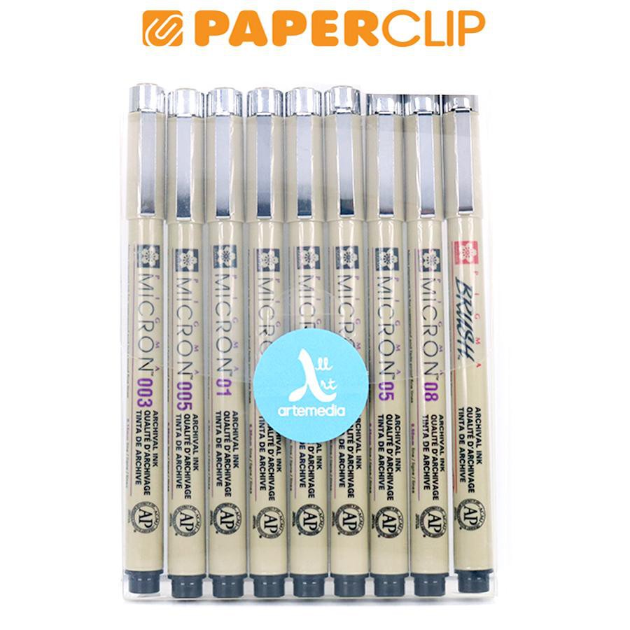 

BALLPOINT SAKURA PIGMA MICRON SET 9 XSDK-9