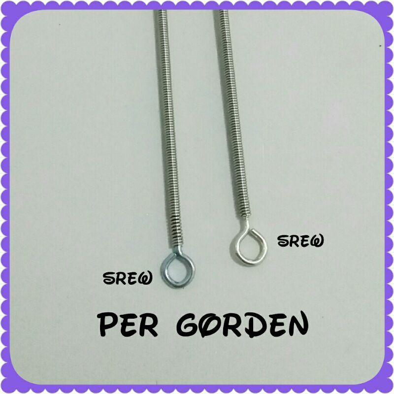 Medan Termurah (100cm 2 screw) per kawat gorden 100cm