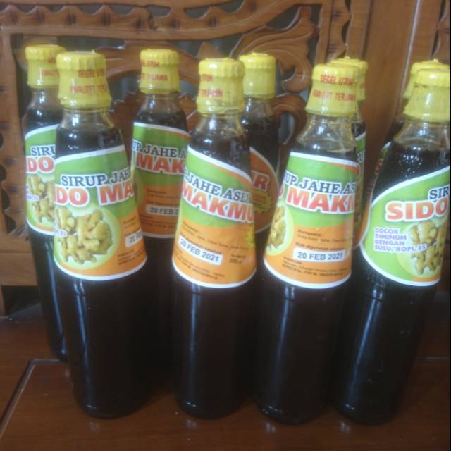 Sirup Jahe Asli ,Sido Makmur(sdh termasuk buble wrap)