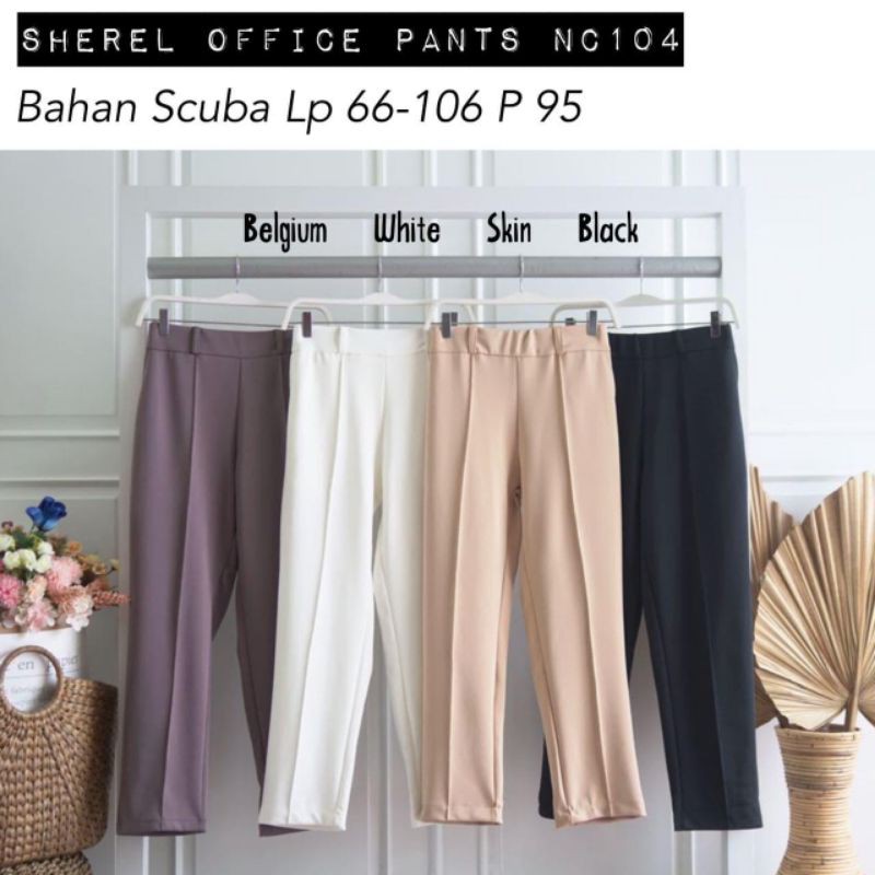 SHEREL OFFICE PANTS/CELANA SCUBA