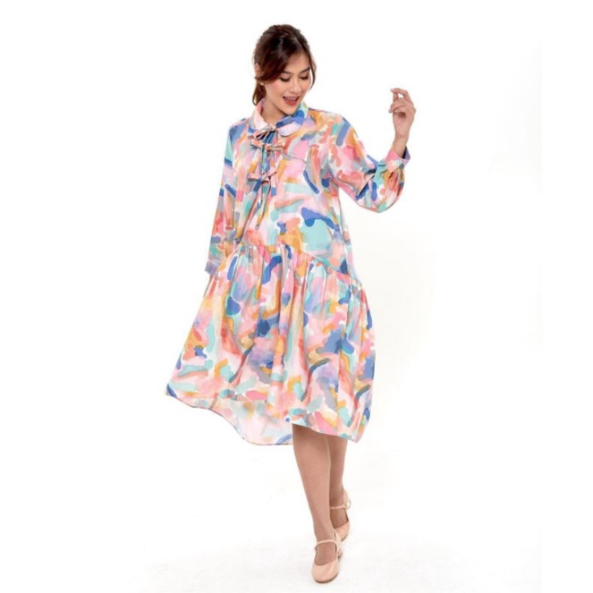 Oceana Dress Pink Nadjani X Syahnaz PL