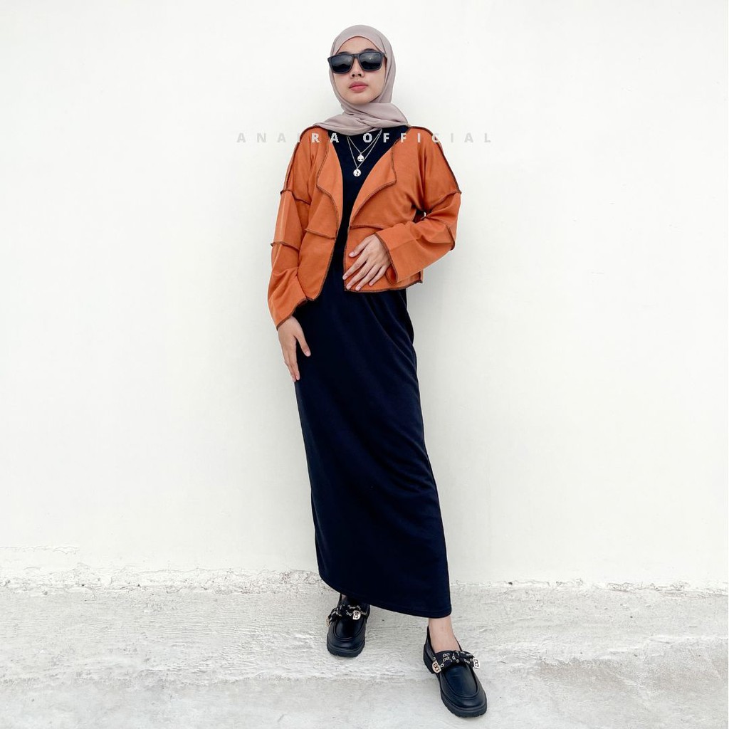 ZENY KNITT OUTER CROP WANITA KROP OUTER KOREA WANITA MURAH