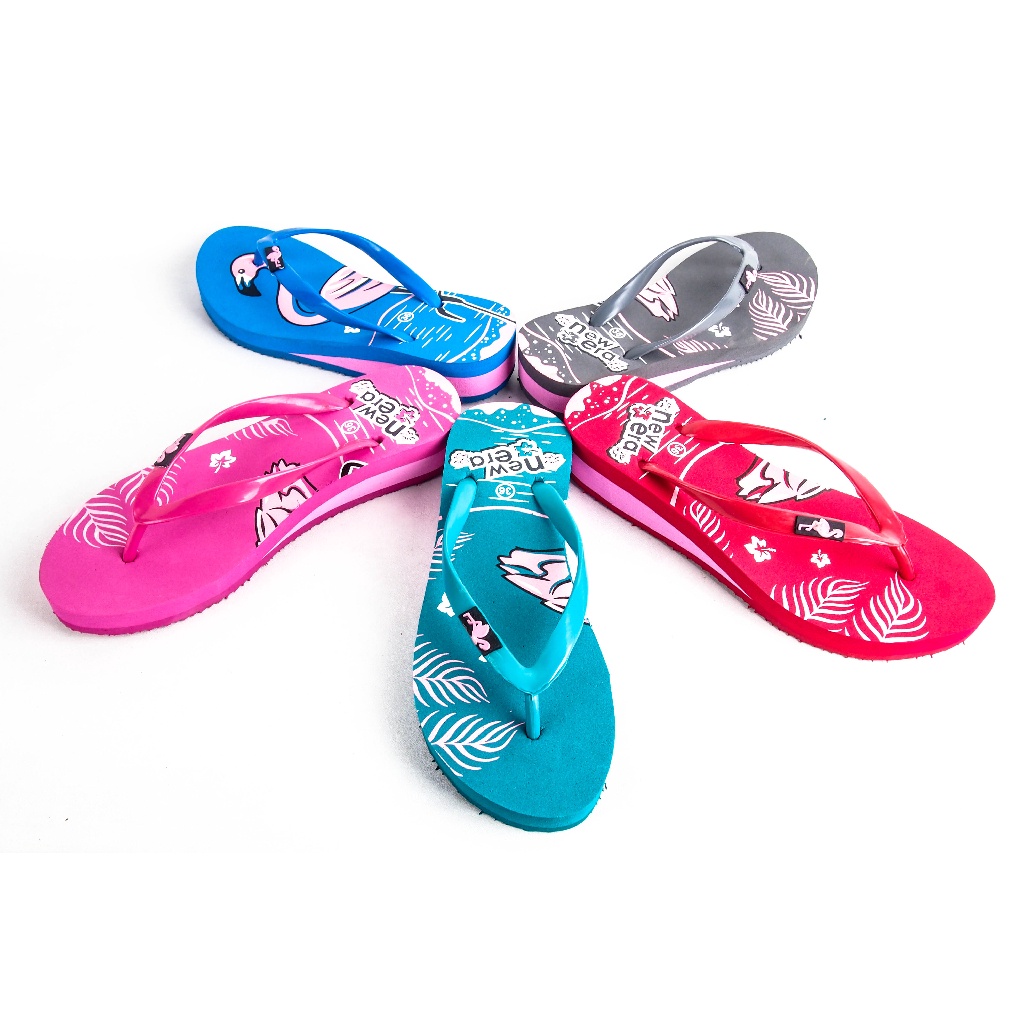 Sandal Anak Perempuan New Era Flamingo size 33- 36