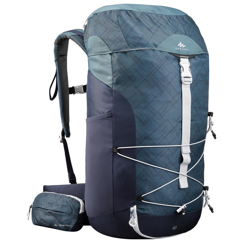 TAS GUNUNG RANSEL CARRIER 40L ORIGINAL QUECHUA MH100 - NAVY