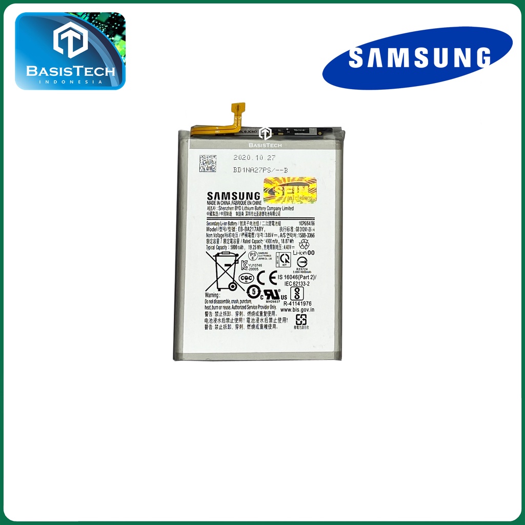 BATERAI SAMSUNG A21S - A12 - A02 - EB-BA217ABY - ORI