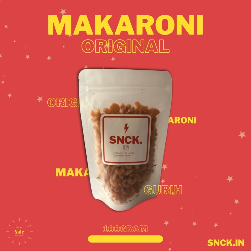 

Makaroni original/cemilan murah/cemilan enak