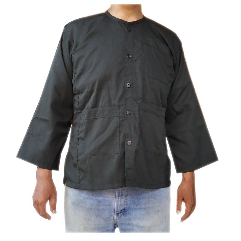 Baju Pak Tani Hitam