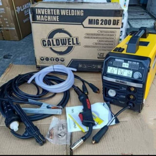 CALDWELL MESIN LAS MIG MAG 200 DF 200DF TANPA GAS CO GASLESS 200A