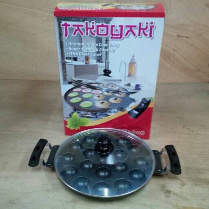 CETAKAN KUE TAKOYAKI KUE CUBIT 19 LUBANG SUPER KITCHEN ck068