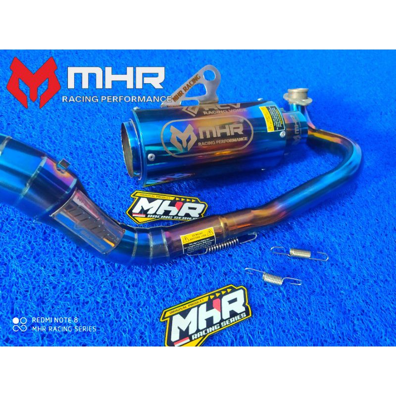 Knalpot Fullset Bluemon BEAT VARIO MIO MHR RACING PERFORMANCE