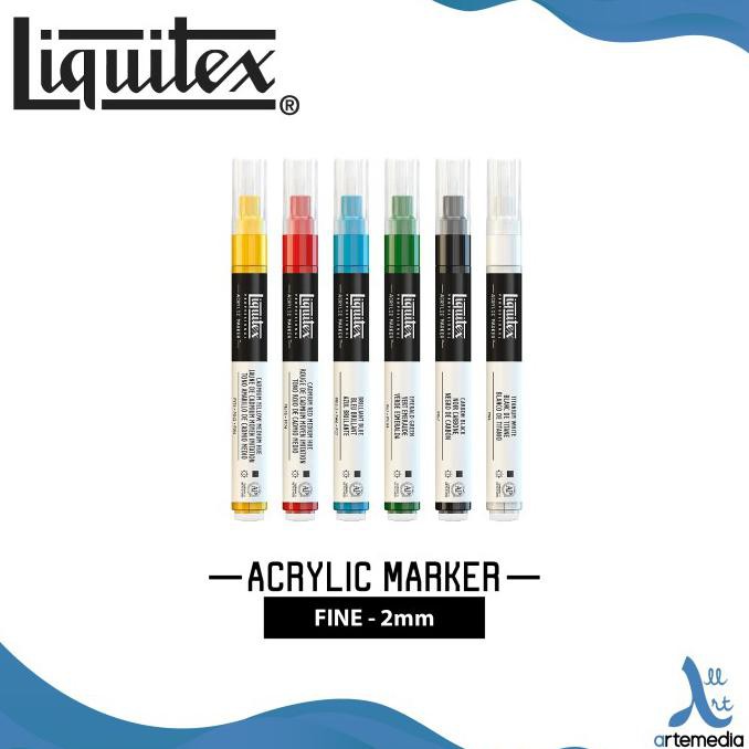 

Produk Terbaik] Cat Akrilik Liquitex Marker Fine Acrylic Color Paint - 01/03 - Cobalt Blue Hue
