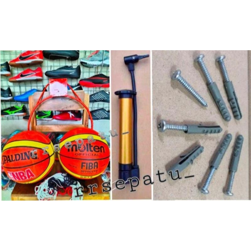 Ring Basket Besi Ring Bola Basket Ring Basket Dewasa Paket Super Komplit