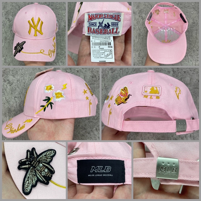 MLB NY YANKEES BEE BASEBALL CAP / TOPI MLB BEE NEW YORK YANKEE MIRROR 1:1 PERFECT COPY