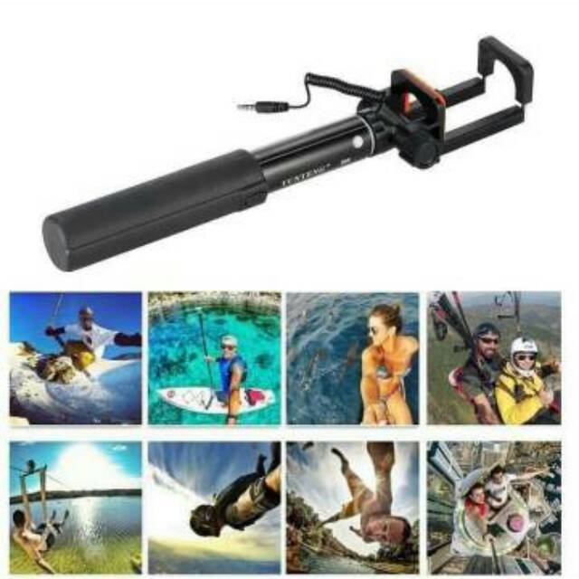 Tongsis Yunteng kabel YT-808 cable Minipod Premium Selfie Stick