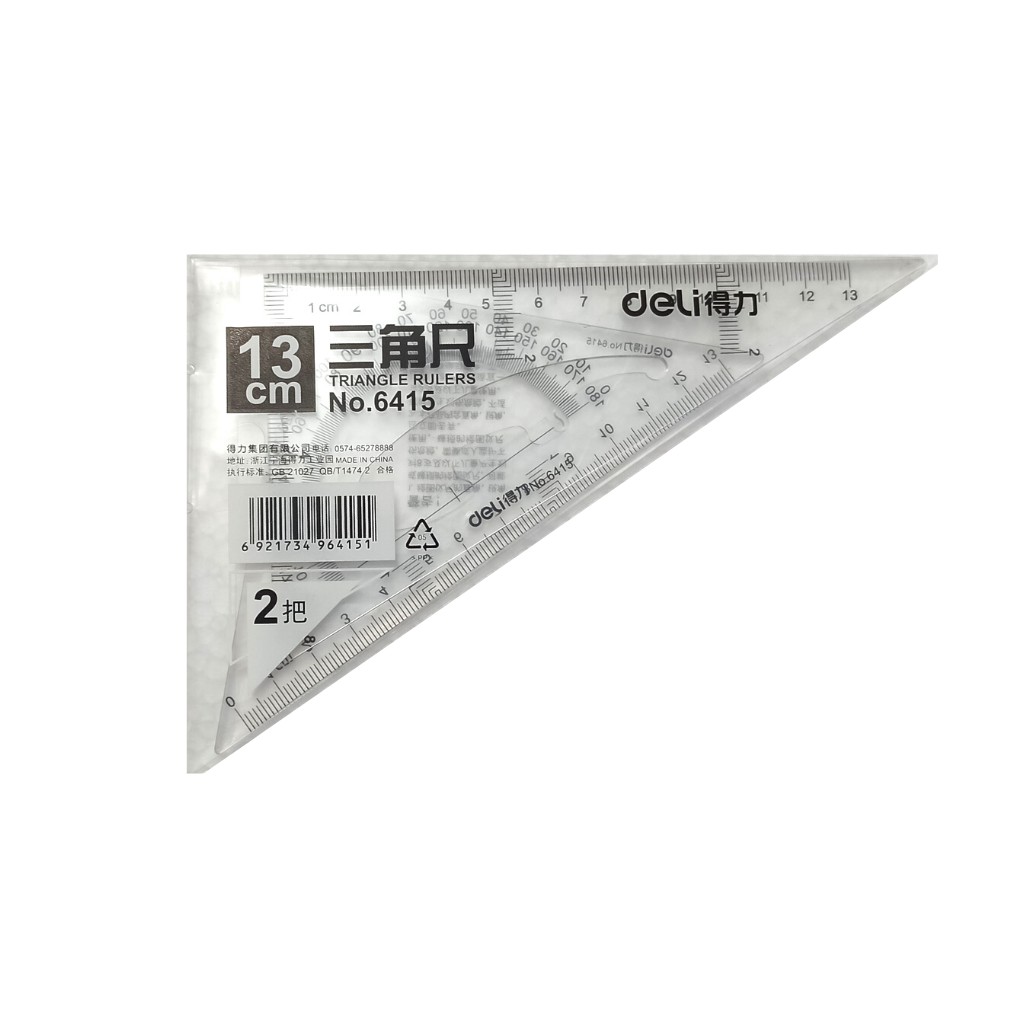 

Deli Penggaris Segitiga Set 3 in 1 - 6415