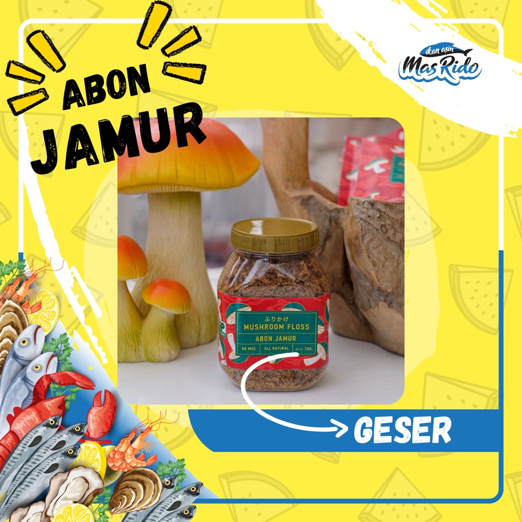 

Abon Jamur Mushroom Floss Abon Jamur Terjamin 200 Gram Harga Termurah